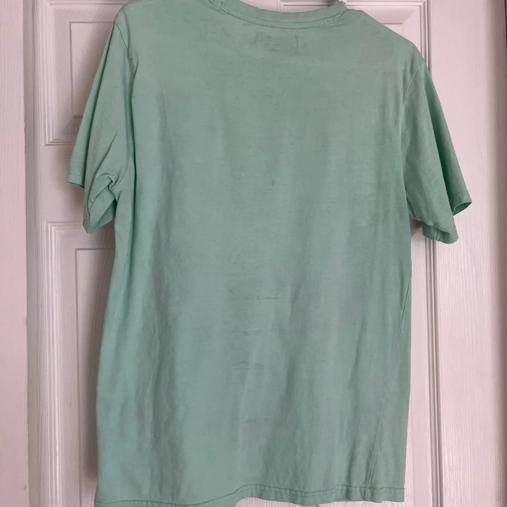 Mint Green Graphic Womens Tee Shirt Size Medium - Picture 13 of 15